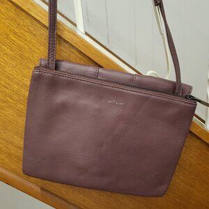 Purple cross body bag Matt and Nat